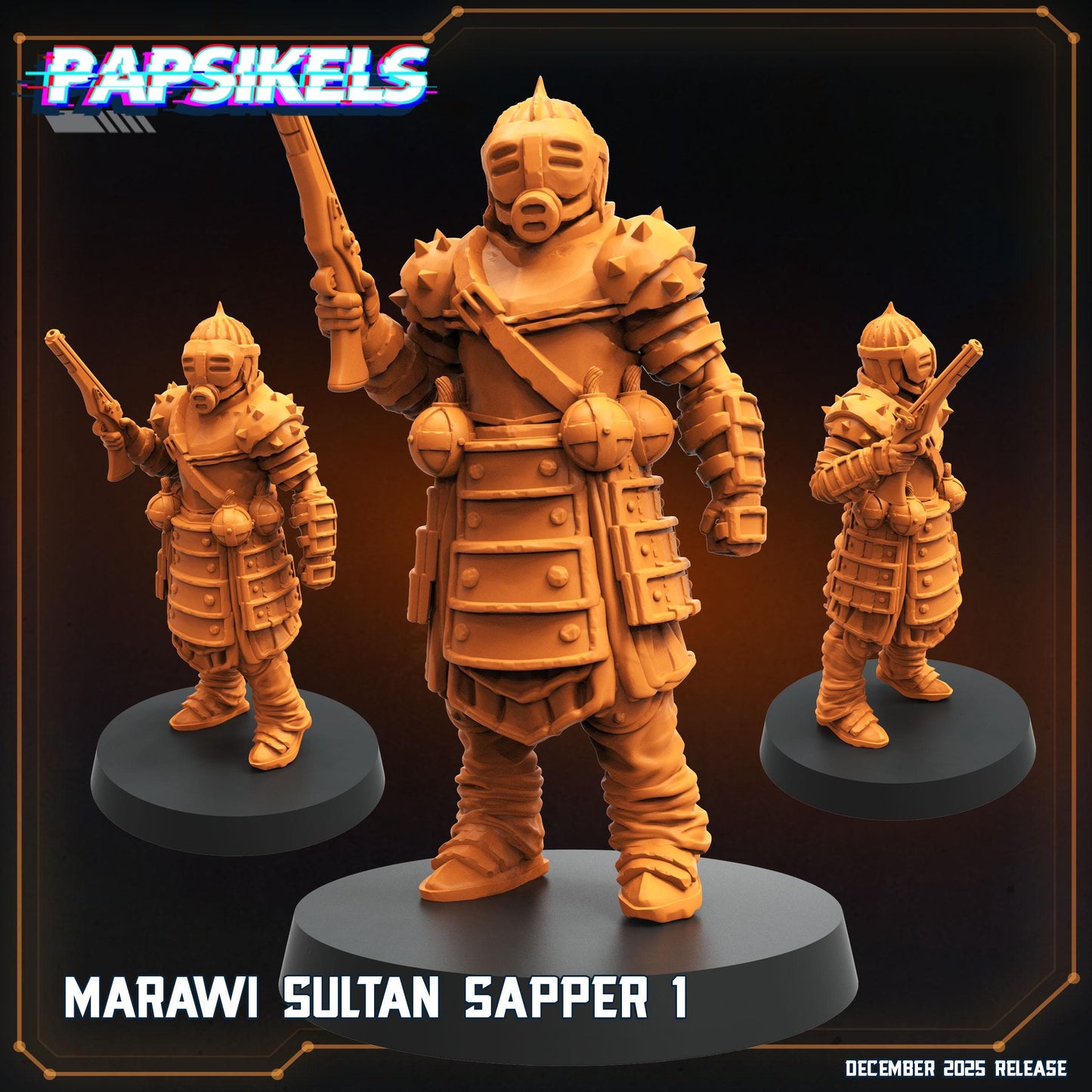 Marawi - 32mm Sci-fi Miniature - Papsikel