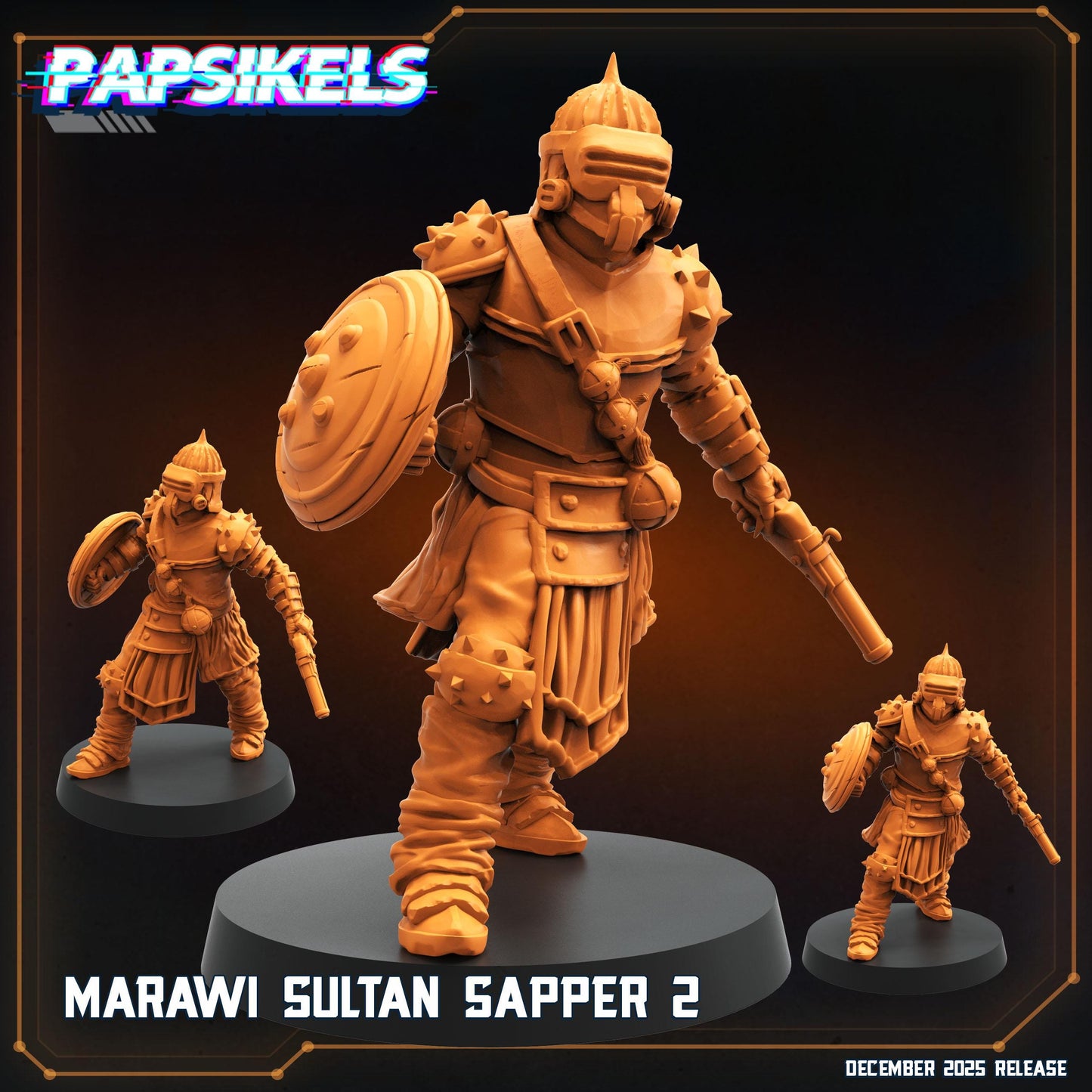 Marawi - 32mm Sci-fi Miniature - Papsikel