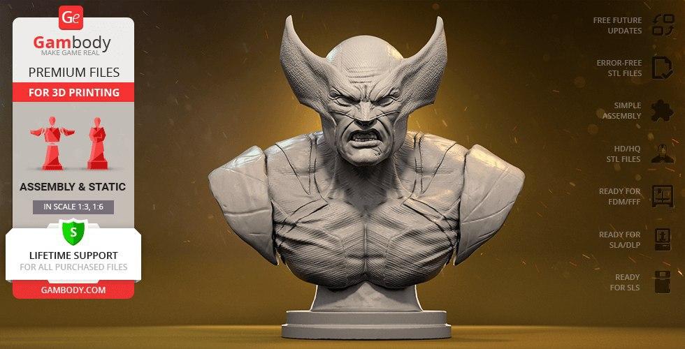 Wolverine Bust 100mm