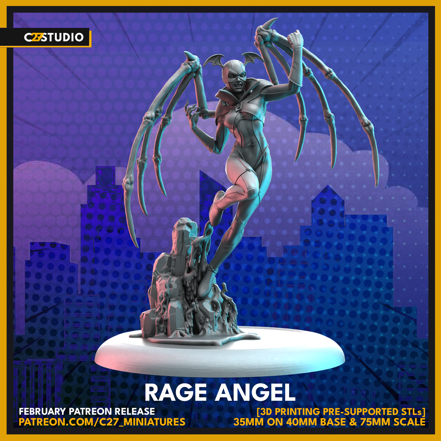 Rage Angel 75mm