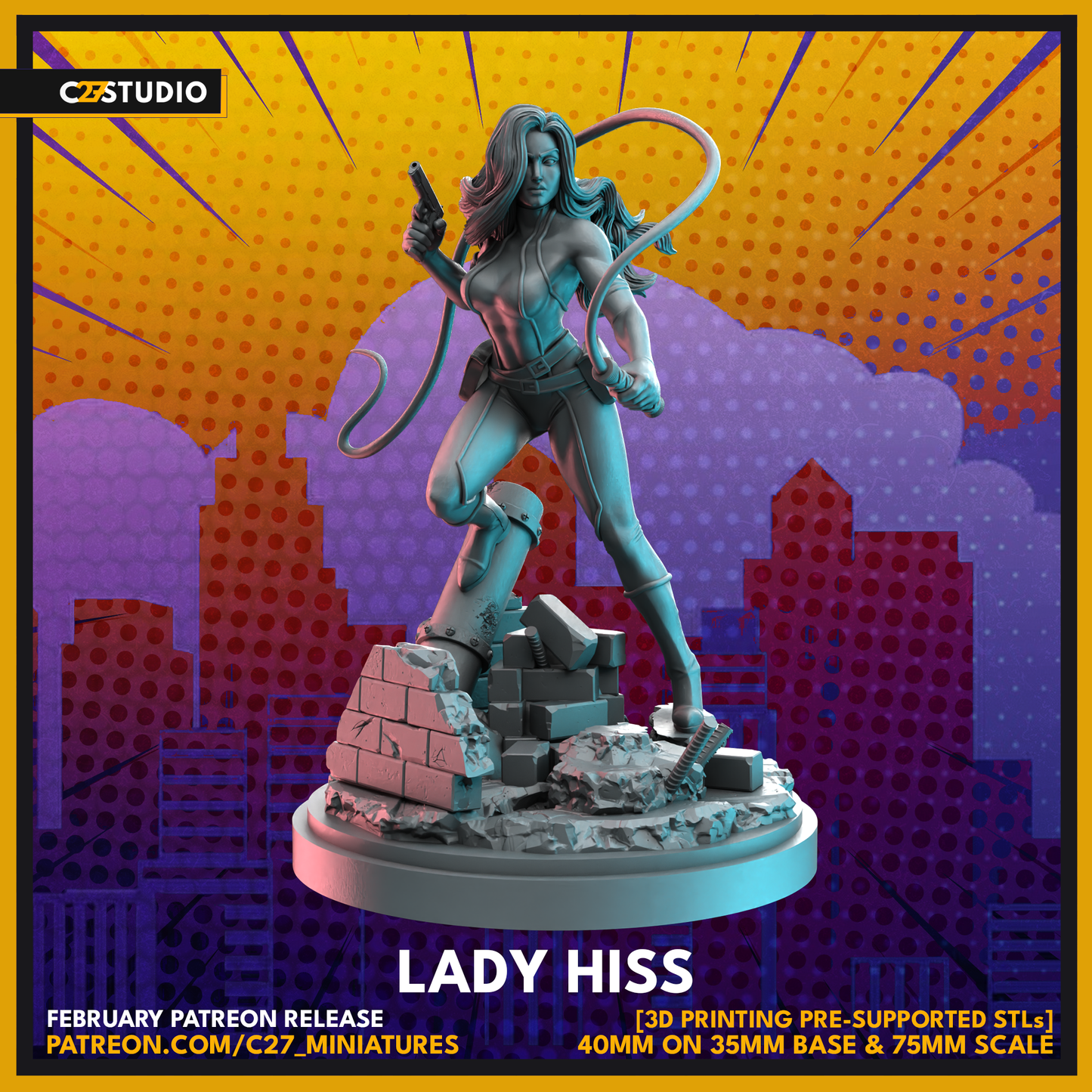 Lady Hiss 75mm
